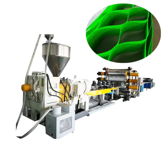 Опрема за истиснување на геомрежа